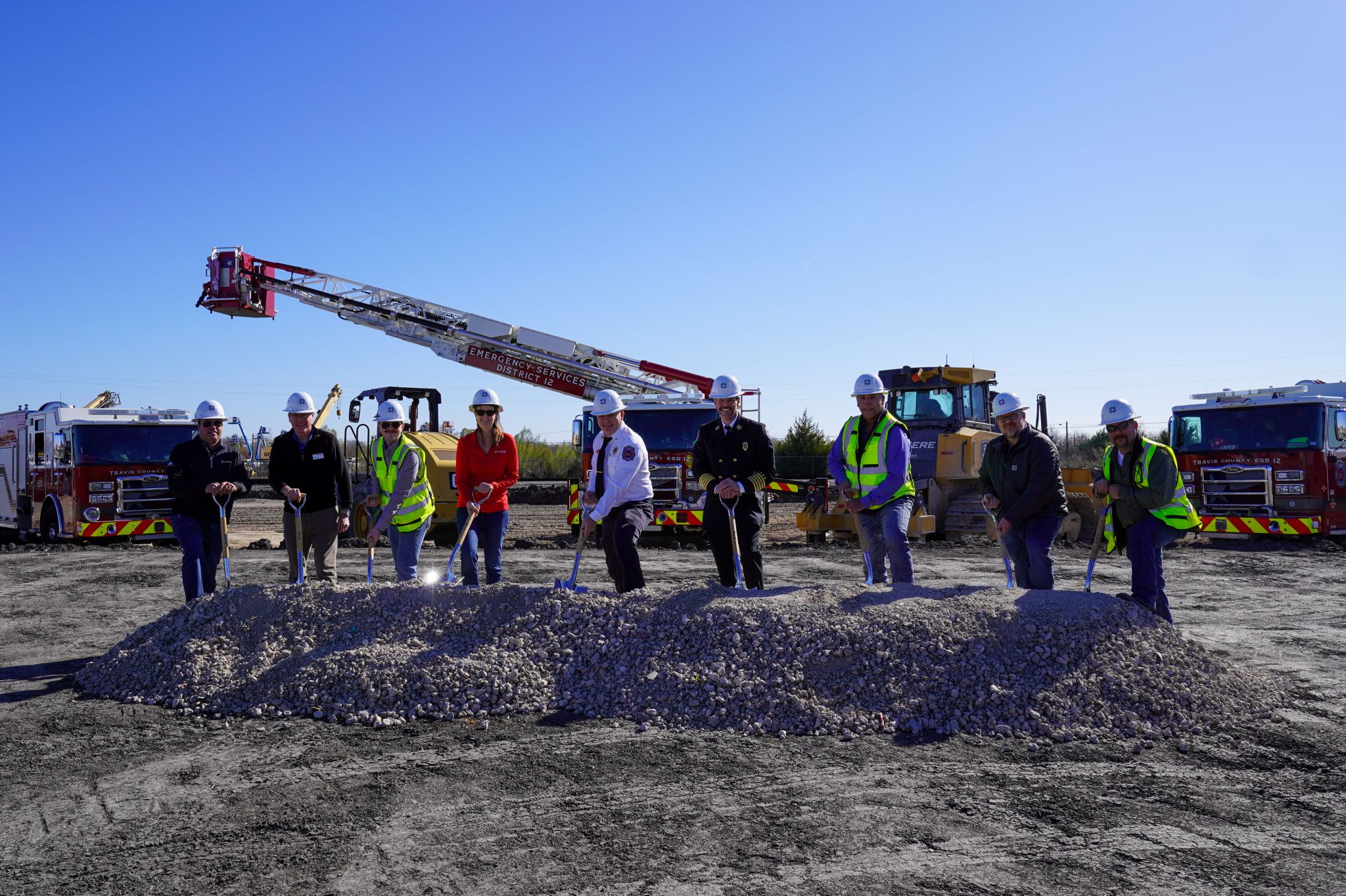 Cerris Builders Celebrates Travis County Emergency Services District #12 Headquarters and Fire Station Groundbreaking